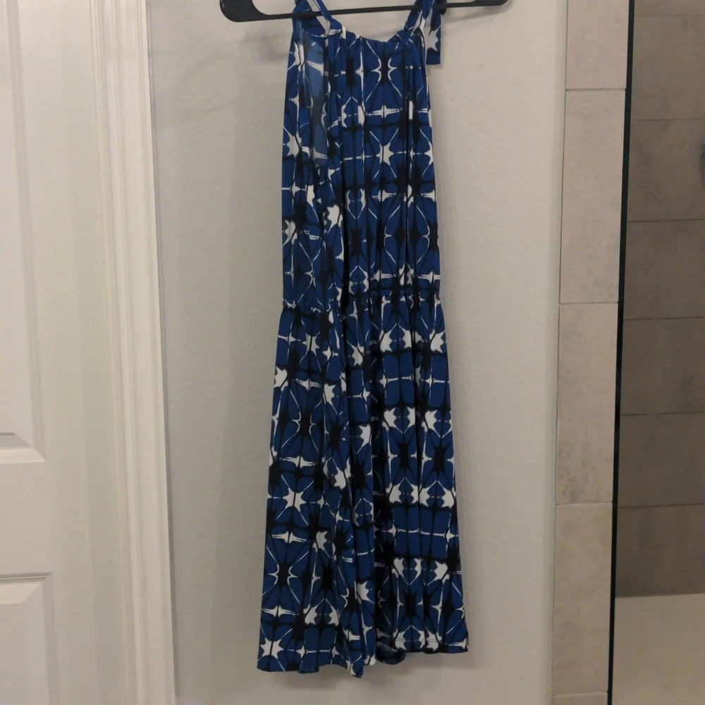 Like New Banana Republic Sleeveless Print Dress in Small - Picture 3 of 5